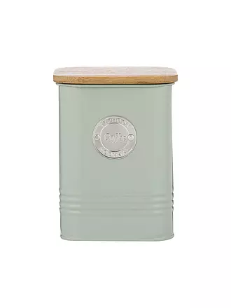 TYPHOON | Boîte de conservation pour café SQUIRCLE 1,3 l vert pastel/bambou | 